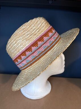 Filippo Catarzi straw sun hat, made in Italy